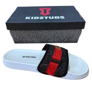 KIDZTUBS Sandal Anak Laki Laki Karet Slipper Slide Selop Slipon Jepit Karakter Warna Hitam Usia 6-10 Tahun 1538100424