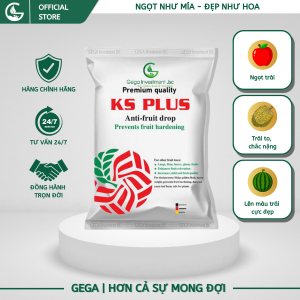 Phân bón nuôi trái to GEGA KS PLUS kali trắng an toàn giúp trái chắc nặng tăng hương vị trái 250gr