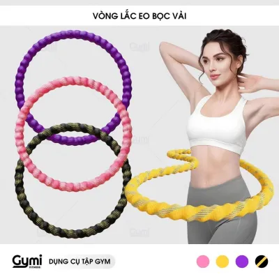 Vòng Lắc Eo Lò Xo Eo Thon Săn Chắc Bọc Vải Dệt Kim Mềm Tập Tại Nhà Tiện Lợi loại 1.3 - 15kg