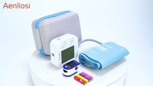 Aenllosi Hard Storage Case Replacement for iHealth Track Smart Upper Arm MonitorHolder for Batteries & Fingertip Oximeter(Case Only)