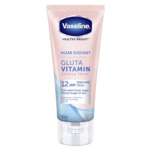 Vaseline Hijab Bright Cooling Body Serum 180ml - Perawatan Tubuh All Day Radiant Long Lasting Fragrance