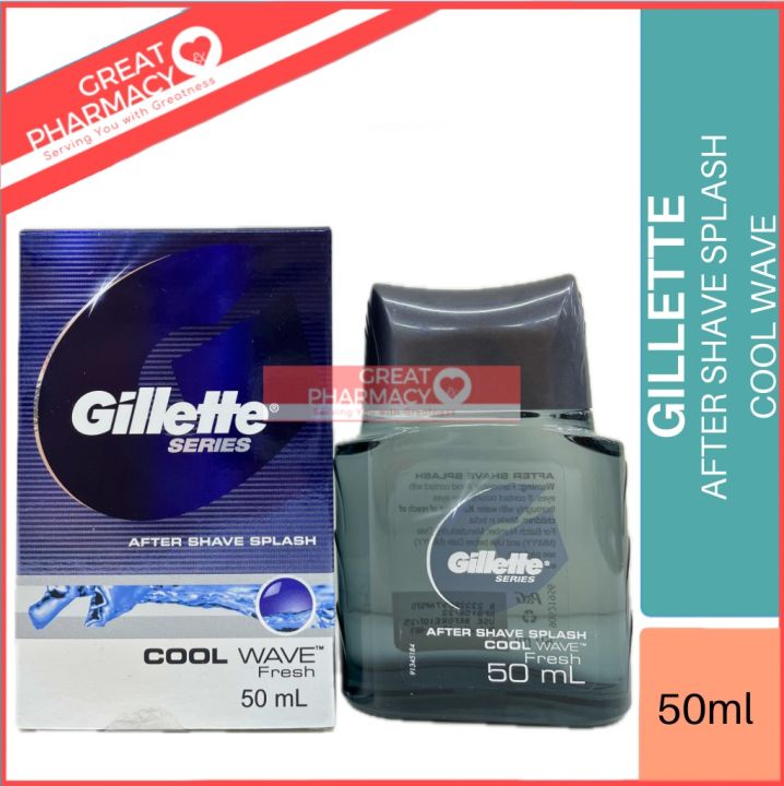 Gillette After Shave Splash Cool Wave Fresh 50ml Lazada