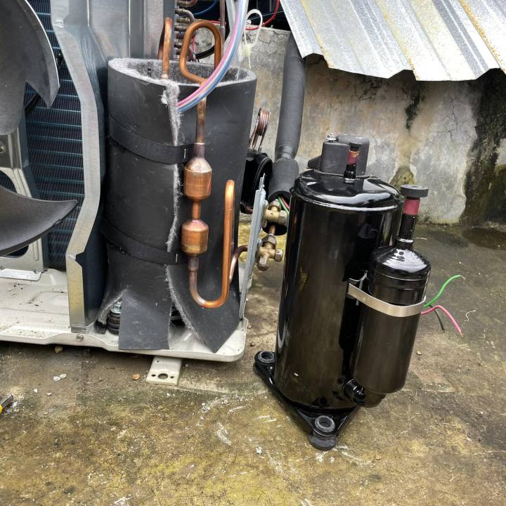1hp 1.5hp 2hp condenser gas motor air-conditioner compressor motor outdoor unit pump penghawa dingin luaran kompressor motor aircond & refrigerator tools supply