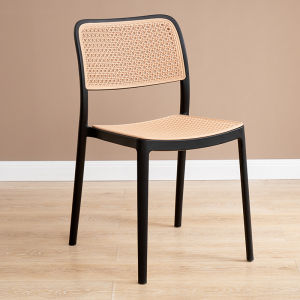 Various Nordic Rattan Like PP Backrest Chair For Adults Modern Minimalist Home Outdoor Comfortable Chair(KELLY) Furniture