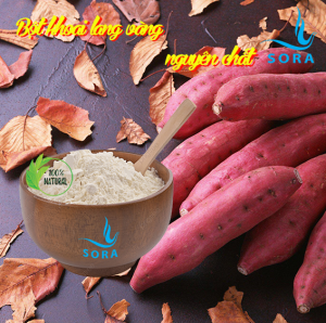 Sora Bột khoai lang vàng nguyên chất (chiết lẻ từ bao 25kg)