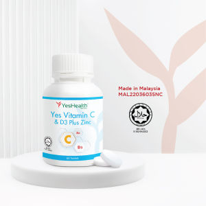 YesHealth Yes Vitamin C & D3 pluz Zinc (30s)