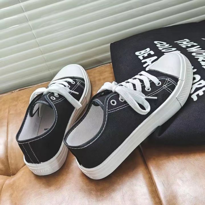 "Classic canvas shoes, student Korean version couple shoes, low top comfortable fashion shoes