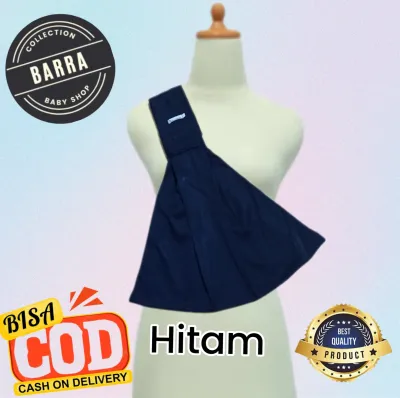 Gendongan Bayi samping Instan Geos Busa Premium 1 Layer Polos Full Warna