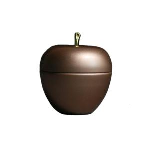 for Apple Shaped Mini Tin Tea Suger Candy Sealed Coffee Storage Box Metal for Ca