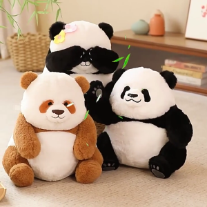 Sitting Panda Stuffed Sleeping Doll Panda Plush Toy Pleasing Toy Stuffed Panda Plush Toy Sleep Toy Stuffed Comfort Doll