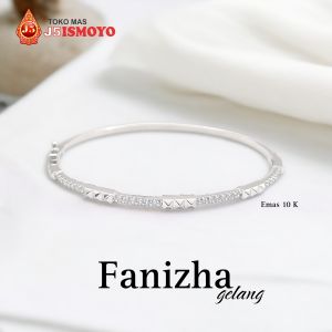 Gelang Emas Mas Asli White Gold Bangle Fanizha J5 Ismoyo