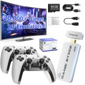 KOORFLY M15 25000+Games Stick 2.4G Dual Controller Game Console 4K MAX Classic Game Consoles HDMI High-Definition Consoles