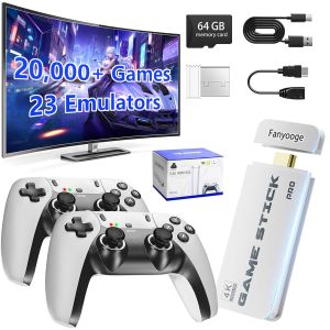 KOORFLY M15 25000+Games Stick 2.4G Dual Controller Game Console 4K MAX Classic Game Consoles HDMI High-Definition Consoles