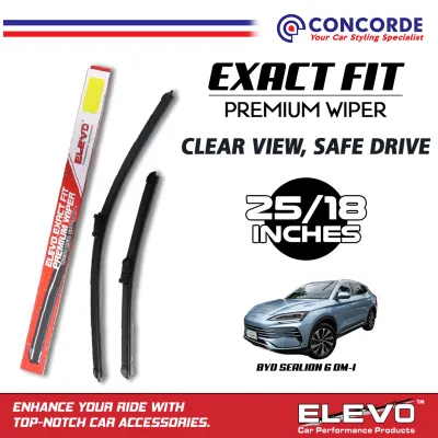 ELEVO WIPER BLADE SUIT TYPE FOR BYD SEALION 6 DM-I 2024ON ( 25” / 18” )