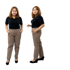 Putri Nasya - Celana Big Size Panjang Wanita Ukuran 8L6L5L4L2LXL All Size Warna Cream Capucino Moca Hitam Abu Tua Muda Navy Army