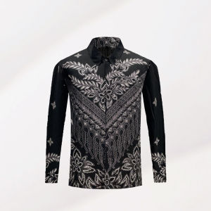 Emran Batik - Kemeja Batik Siena Baju Atasan Pria Lengan Panjang Katun Premium Size M L XL