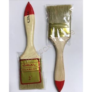 1 Lusin 12 Pcs Kuas Cat CISAL 633 Tebal Gagang Pernish 2 inch