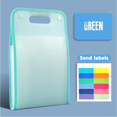 13 Layer A4 Vertical File Organizer with Portable Handle Cute Cartoon Design Expanding Folder for Students Exam Test Papers and Modules Free Colorful Index Labels Included Waterproof and Durable Best for School Organization Fast Shipping