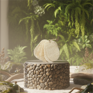 KB COMBO 5 MIẾNG RỬA BÁT Xơ Mướp Hình OVAL