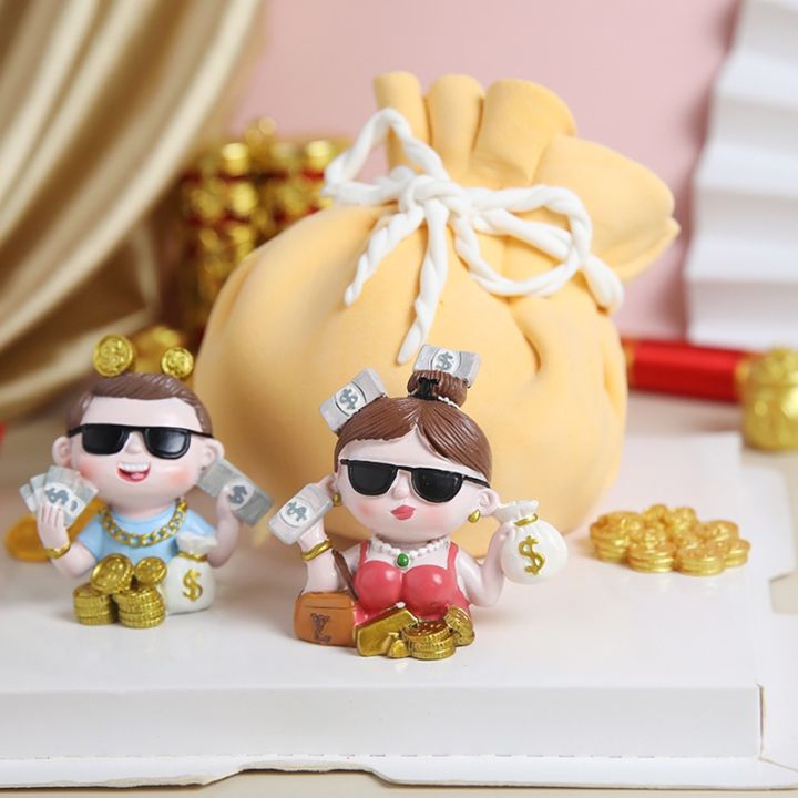 [Ready Stock] Rich Man Rich Women treasure bowl money cake topper cake ...