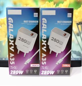Charger SAM GALAXY A35 5G 280W Fast Charger Support Fast Charging