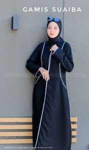 Alkhatib Collection Promo Abaya Suaiba Gamis Arab jetblack saudi