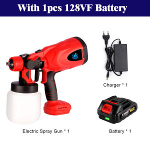 800ML Electric Paint Sprayer Handheld Spray Machine Cordless Paint Sprayers High Power Home Electric Airbrush Easy Spray For Makita 18V Battery