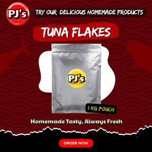 PJs Homemade Tuna Flakes 1 Kilo Pack - Authentic Taste for Salads & Sandwiches - Perfect Bulk Use - Always Fresh