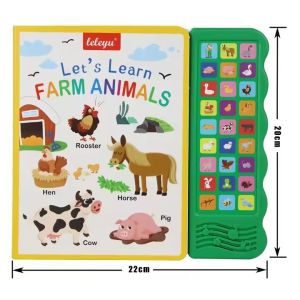 Farm Animals English Talking Book for Toddlers | Malaysia Edition | Learning & Education  点读书