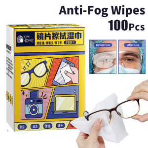 100Pcs/Box Disposable Eyeglasses Lens Cleaning Cloth Wipe Glasses Tissue Screen Remove Dust Camera Lens Cleaning Wipes