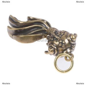[COD] Abulaia 3D Brass Fish Casting Animal Figurine Retro Style Metal Sculpture Ornaments Gift