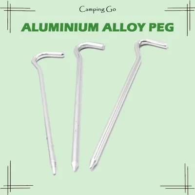 [CAMPINGGO] Tent Peg HEXAGON Rod Camping Tent Pegs Nail Spike Garden Stakes for Pitching Camping Tent Khemah Besi 天幕地钉