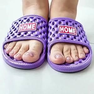 [Free Shipping] MenS And WomenS Bathroom Slippers Summer Thick-Soled Cute Couple Slippers Non-Slip Indoor Home Slippers For The Bathroom