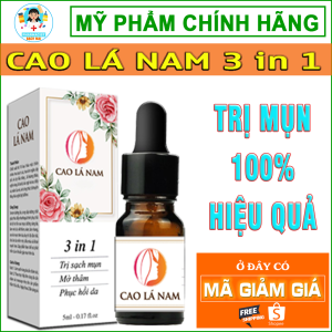 [Cao cấp]  Cao lá nam 3 in 1 sạch mụn cao cấp - Sạch mụn sau 7 ngày