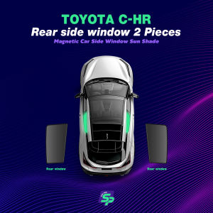 TOYOTA CHR – ShopPark Magnetic Custom Fit Car Window Sunshade | High-Density Mesh Sun Protection Easy Install