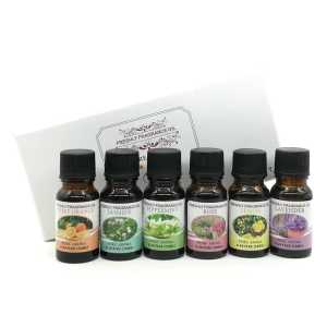 Essential Oil Aromatherapy Paket / Aromatherapy Diffuser Paket Oil / Pure Aroma Essential Oil Minyak Aromatherapy 6 in 1 10ml