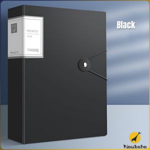 Naukaha 30/100 Pages Clear Book A4 File Organizer Folder Long Clear File Folder Presentation Book 1Pc