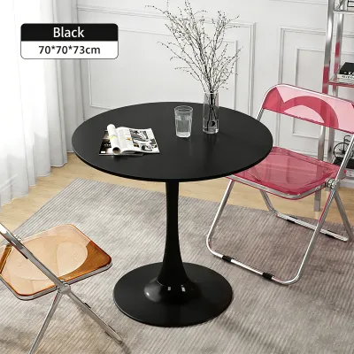 STON Nordic Round Table Coffee Table Wood Table Dining Meja Bulat Balcony Leisure Table Meja Perbincangan Meja 郁金香圆桌