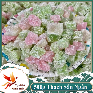 THẠCH SẮN DÂY - TOPPING NHÀ LÀM- GIÒN DAI TỰ NHIÊN- VỰA KHÔ MINH TRIẾT