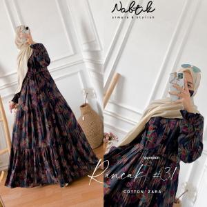 Rancak Dress By Nabtik Gamis Bahan Rayon Viscose Busui Mayung Adem / Dress Premium