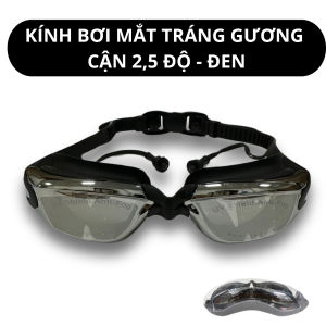 Kính bơi người lớn tráng gương kính bơi cận Tặng Hộp cao cấp chống nước an toàn chống mờ bảo vệ mắt