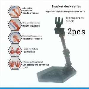 2pcs BB SD Display Stand Bracket Action Figure Base for Saint Seiya RG HG 1/44 Action Adjust Highet Angle Assembly Figure Base Model Kit Tool