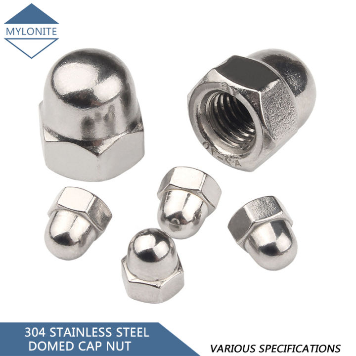 M3 M4 M5 M6 M8 M10 M12 Ball Head Nut 304 Stainless Steel Hexagon Domed ...