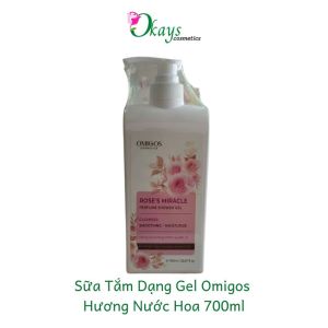 Sữa tắm Omigos OK083 giúp làm sạch da bã nhờn hương nước hoa tinh chất vitamin C 700ml