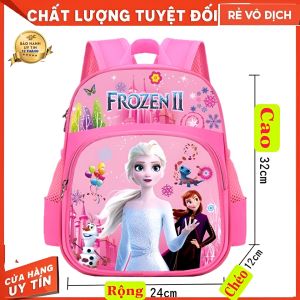 Balo công chúa Elsa Anna ba lô cho bé gái Frozen 2.Cặp Công Chúa đi học siêu nhẹ size mầm non và Tiểu Học Dùng Được