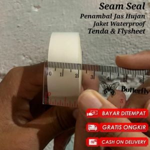 Seam Seal Waterproof tenda jas hujan jaket waterproof 100 meter Lebar 2 CM