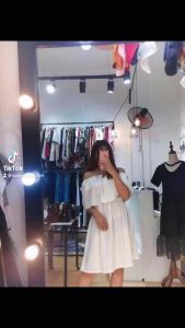 SÉT VÁY TRỄ VAI TRẮNG RẤT PHÙ HỢP CHO CÁC TEEN MẶC ĐI CHƠI ĐI TIỆC LÊN DÁNG RẤT OK NHÉ