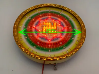 HÀO QUANG LED CHỮ VẠN - VIỀN HOA SEN SIÊU BỀN - HÀO QUANG THỜ PHẬT QUAN QUAN ÂM