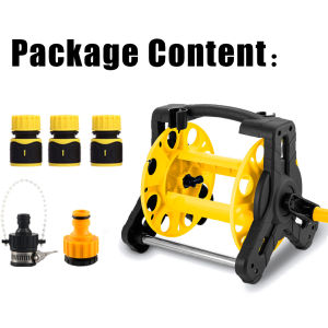 10M-35M Garden hose reel Garden irrigation system sprinkler nozzle hose pipe holder Multifunctional nozzle Garden watering car washing lawn watering