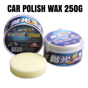 Car Polish Wax 250G Coating Care with Sponge Remove Dirty Mark Stain Paint Care Car Polishing Kilat Body Kereta
